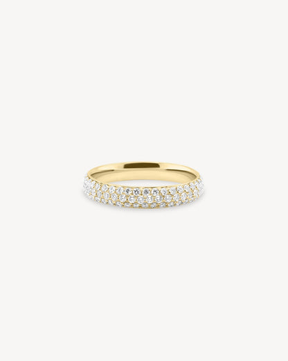 0.37 CT Round Full Eternity Lab Grown Diamond Wedding Band