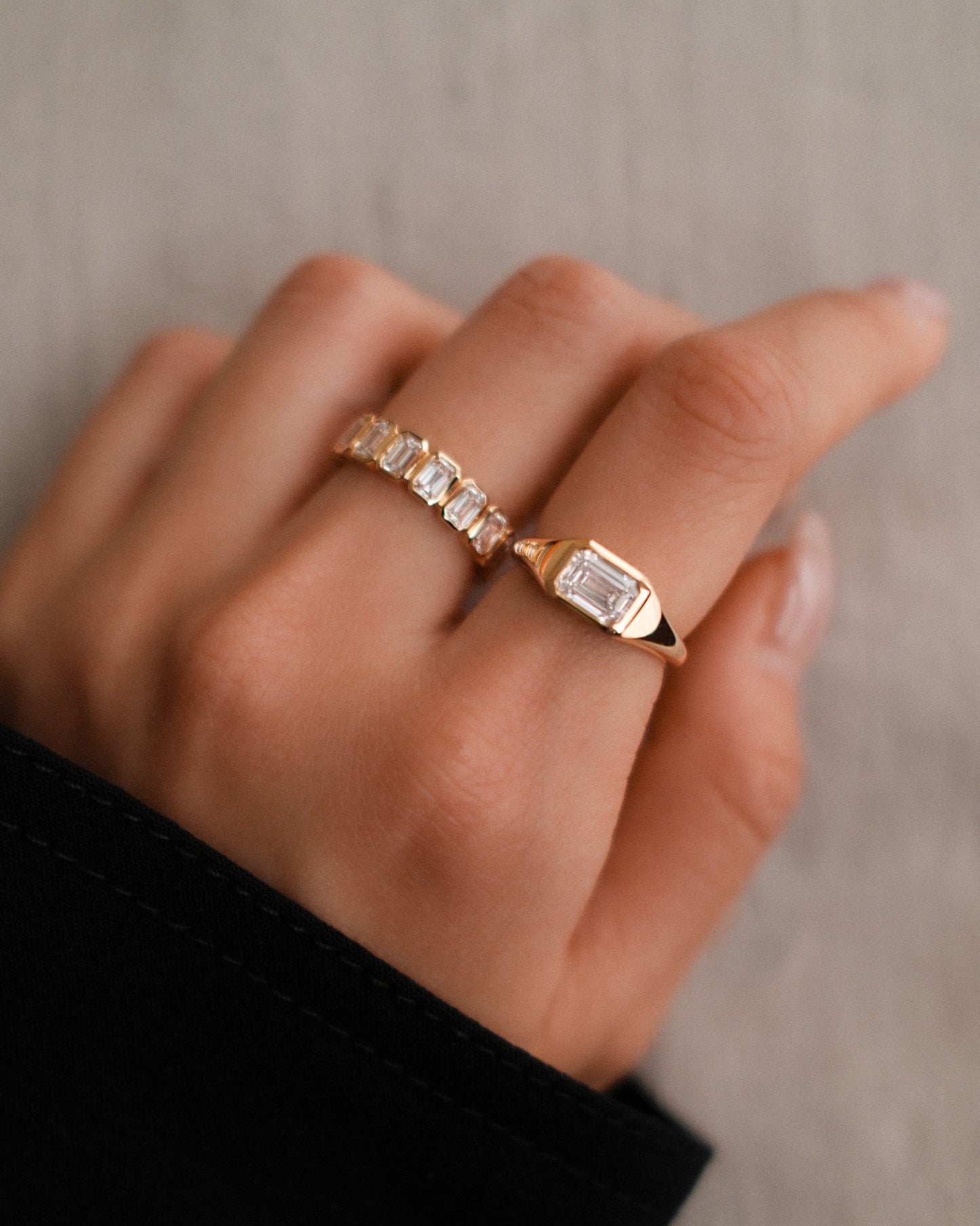 2 CT Round Three Stones Lab Grown Diamond Engagement Ring