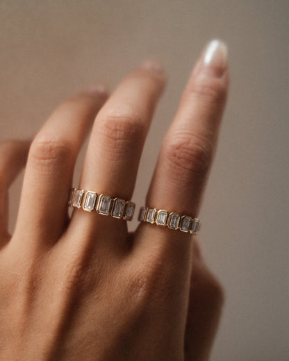 0.37 CT Round Full Eternity Lab Grown Diamond Wedding Band