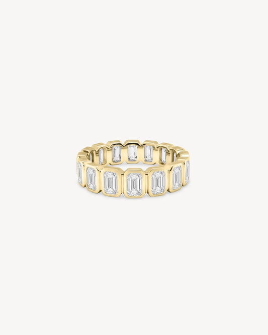 0.37 CT Round Full Eternity Lab Grown Diamond Wedding Band