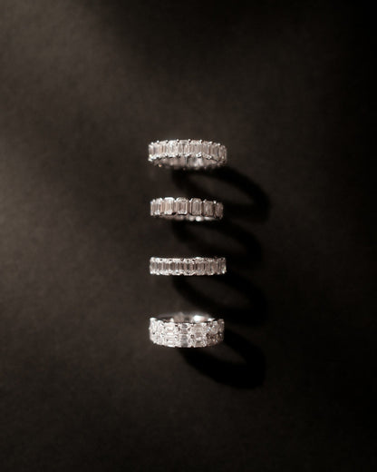 0.37 CT Round Full Eternity Lab Grown Diamond Wedding Band