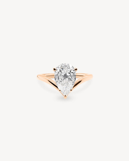2 CT Round Three Stones Lab Grown Diamond Engagement Ring