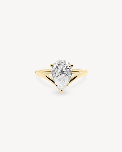 2 CT Round Three Stones Lab Grown Diamond Engagement Ring