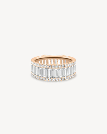 0.37 CT Round Full Eternity Lab Grown Diamond Wedding Band