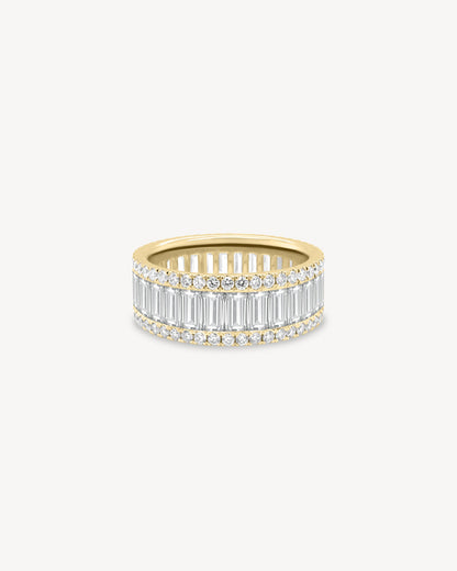 0.37 CT Round Full Eternity Lab Grown Diamond Wedding Band