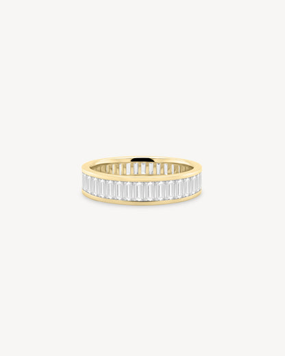 0.37 CT Round Full Eternity Lab Grown Diamond Wedding Band