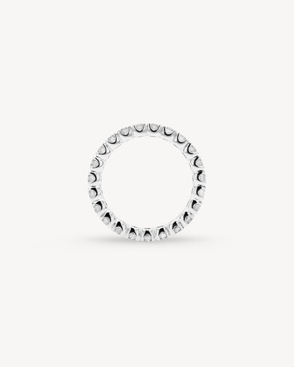 0.37 CT Round Full Eternity Lab Grown Diamond Wedding Band