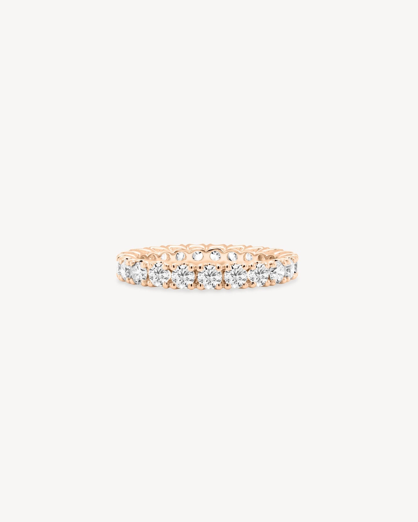 0.37 CT Round Full Eternity Lab Grown Diamond Wedding Band