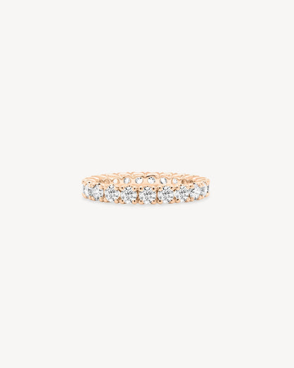 0.37 CT Round Full Eternity Lab Grown Diamond Wedding Band