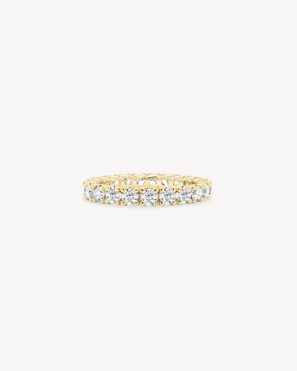 0.37 CT Round Full Eternity Lab Grown Diamond Wedding Band