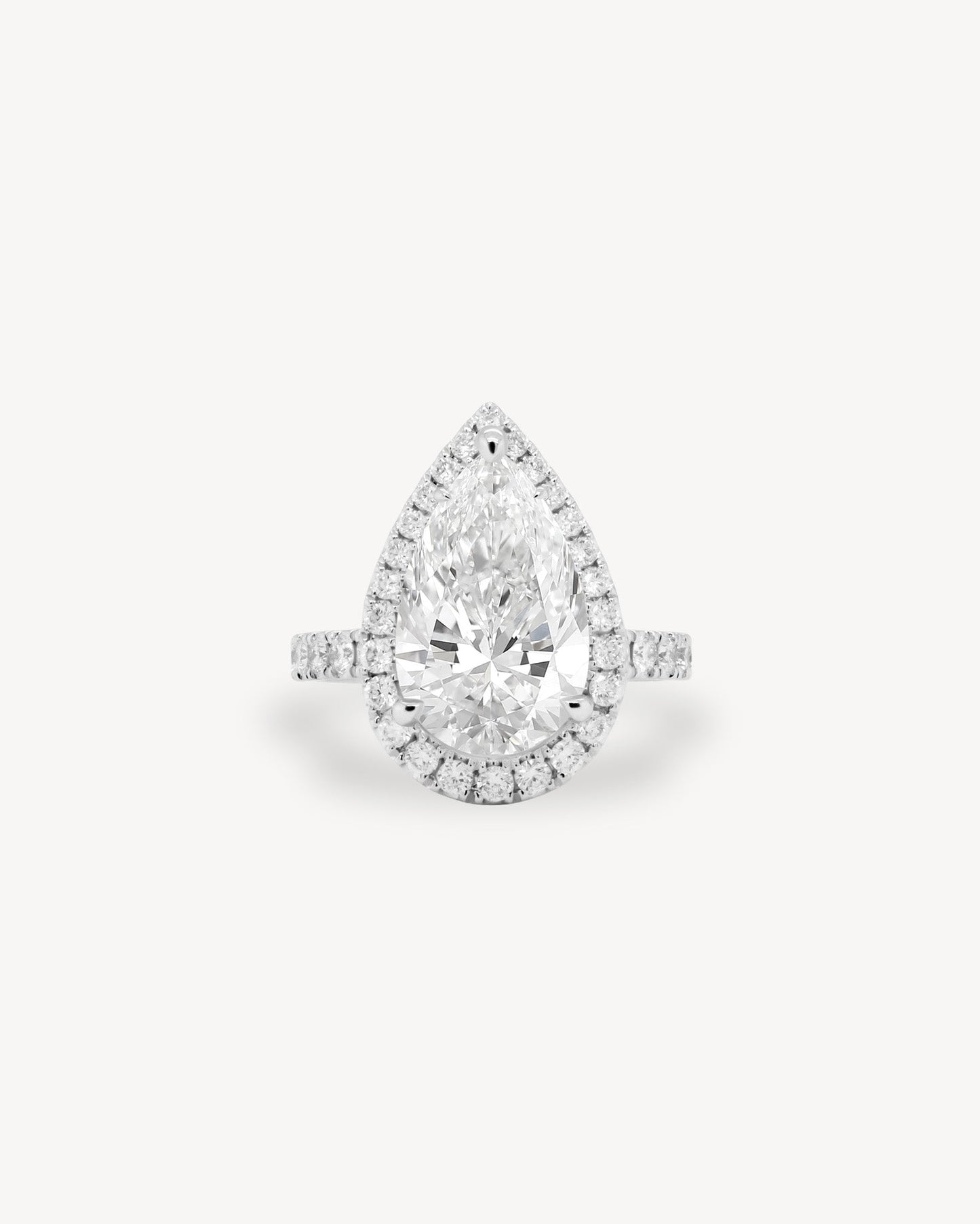 2 CT Round Three Stones Lab Grown Diamond Engagement Ring