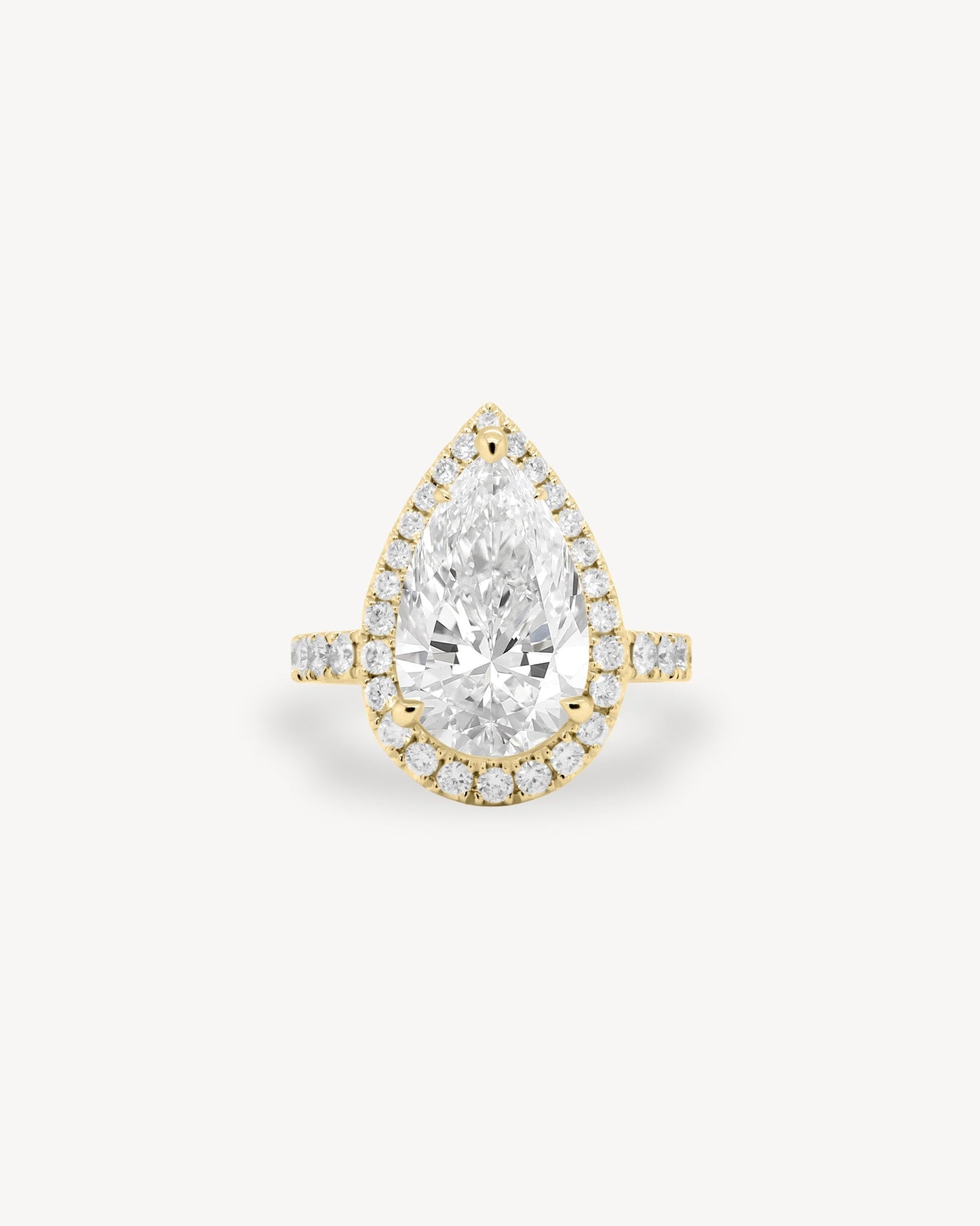 2 CT Round Three Stones Lab Grown Diamond Engagement Ring