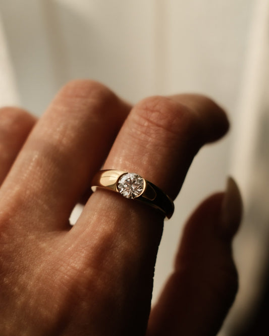 2 CT Round Three Stones Lab Grown Diamond Engagement Ring