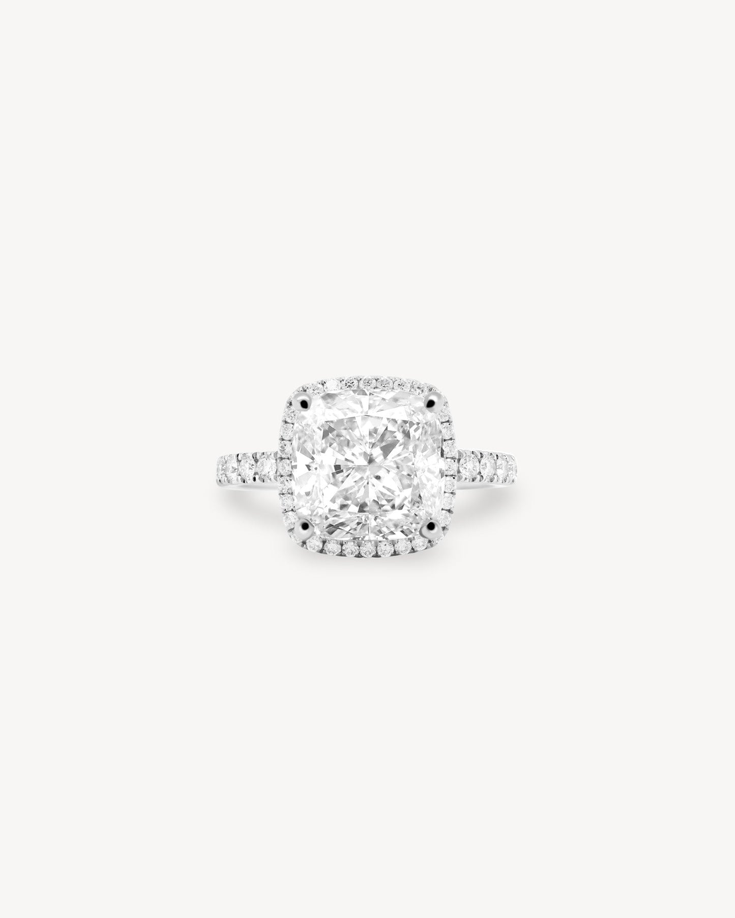 2 CT Round Three Stones Lab Grown Diamond Engagement Ring