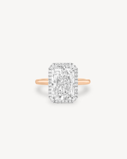 2 CT Round Three Stones Lab Grown Diamond Engagement Ring
