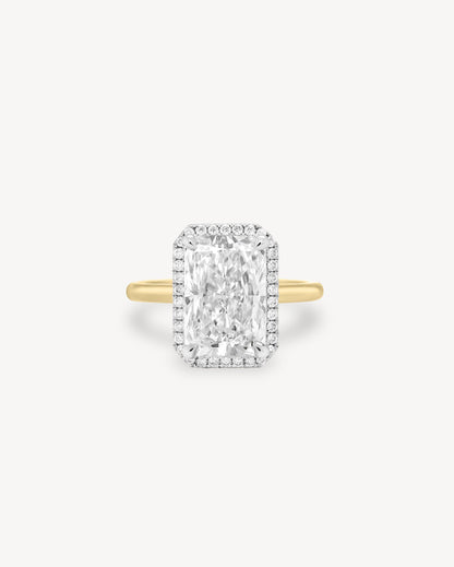 2 CT Round Three Stones Lab Grown Diamond Engagement Ring