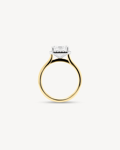 2 CT Round Three Stones Lab Grown Diamond Engagement Ring