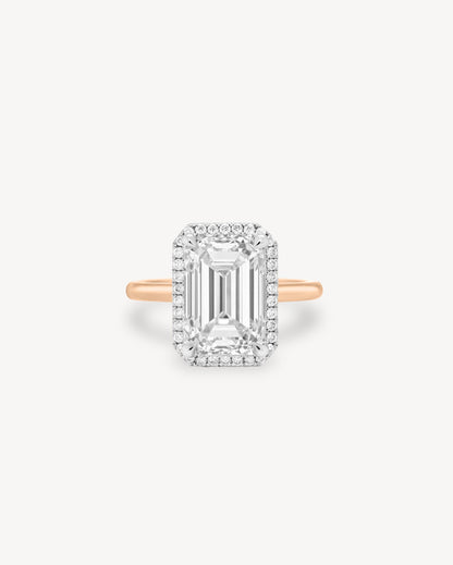 2 CT Round Three Stones Lab Grown Diamond Engagement Ring