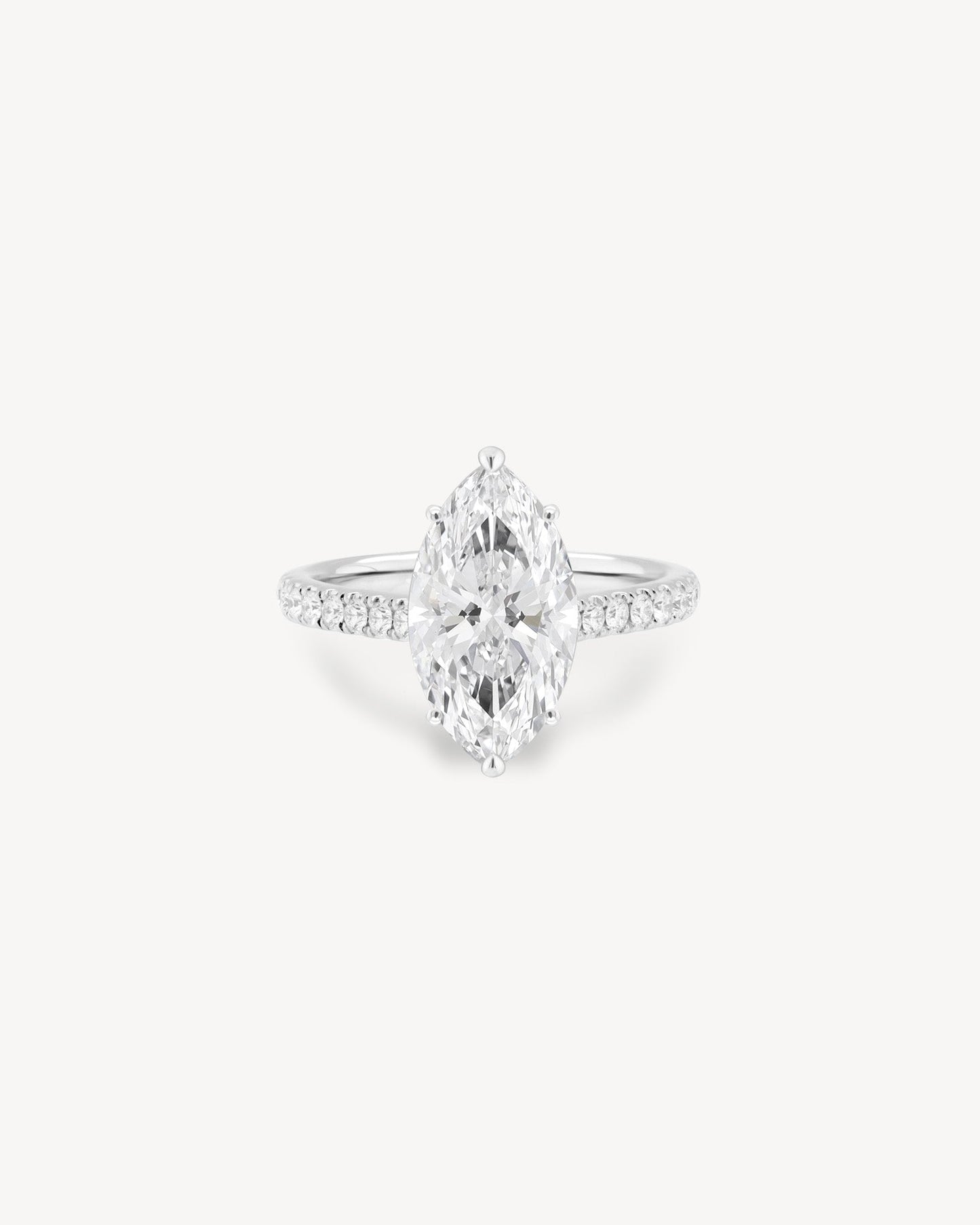 2 CT Round Three Stones Lab Grown Diamond Engagement Ring