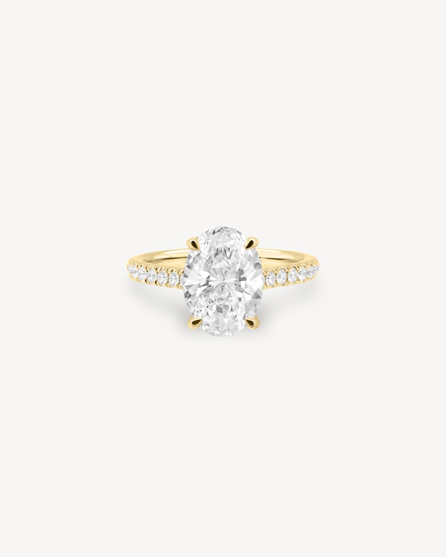 2 CT Round Three Stones Lab Grown Diamond Engagement Ring