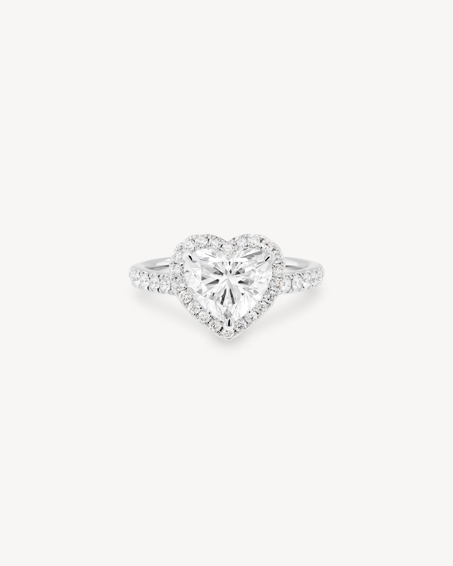 2 CT Round Three Stones Lab Grown Diamond Engagement Ring