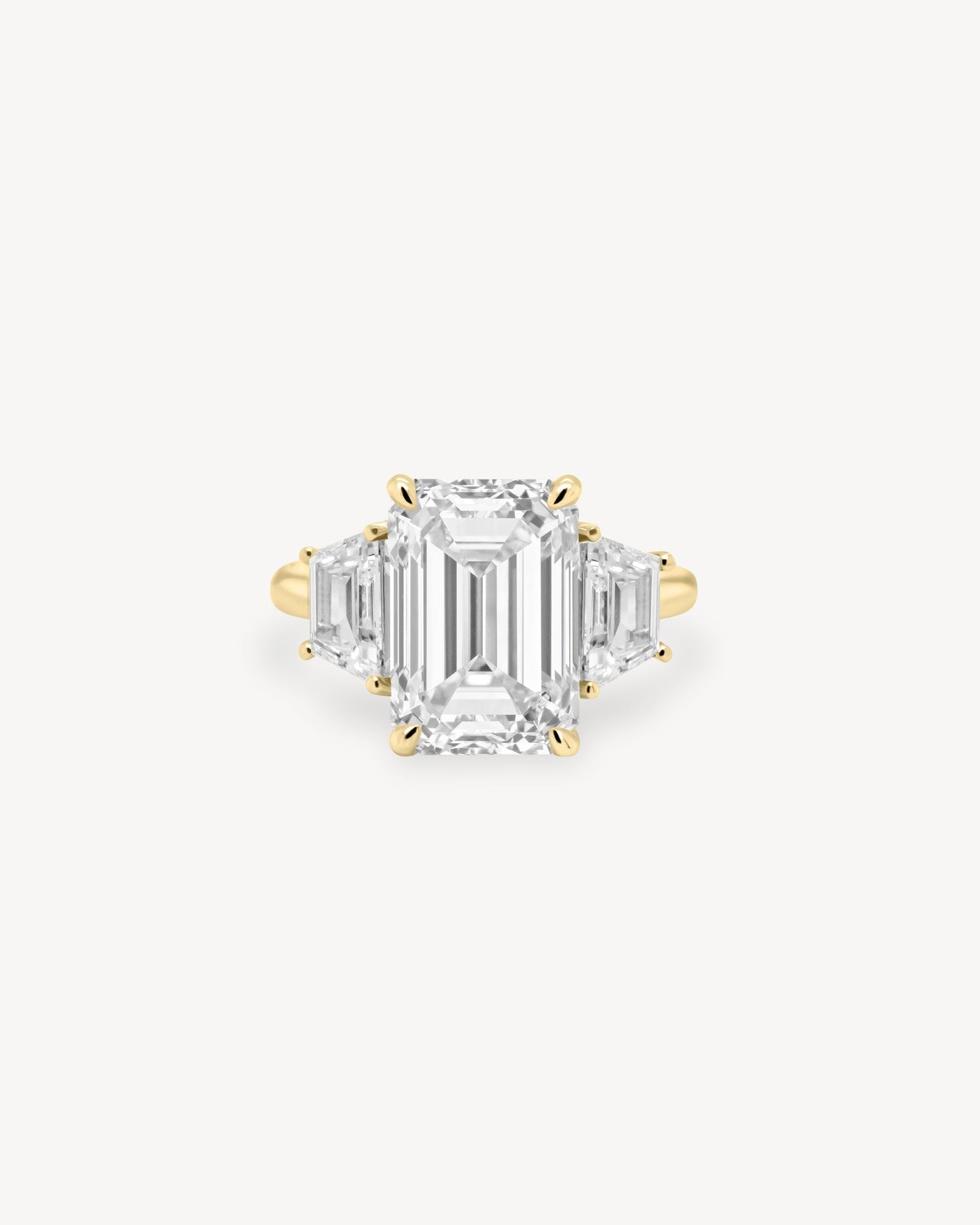 2 CT Round Three Stones Lab Grown Diamond Engagement Ring