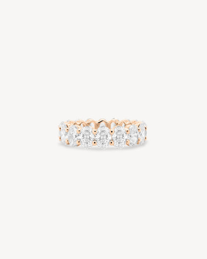0.37 CT Round Full Eternity Lab Grown Diamond Wedding Band
