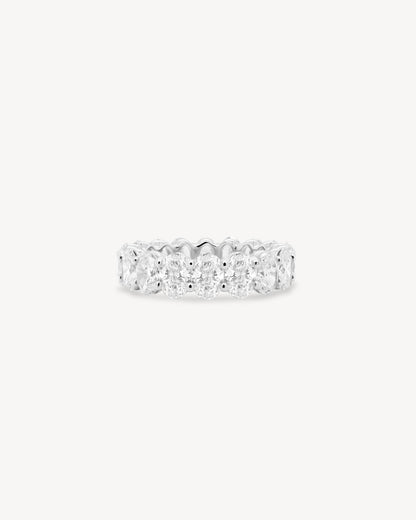0.37 CT Round Full Eternity Lab Grown Diamond Wedding Band