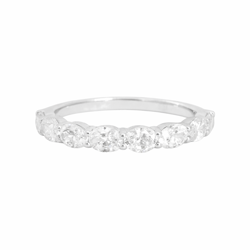 0.37 CT Round Full Eternity Lab Grown Diamond Wedding Band