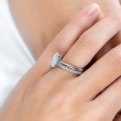 0.37 CT Round Full Eternity Lab Grown Diamond Wedding Band