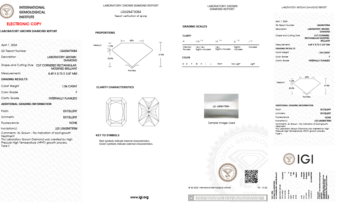 2 CT Round Three Stones Lab Grown Diamond Engagement Ring