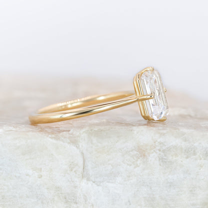 2 CT Round Three Stones Lab Grown Diamond Engagement Ring