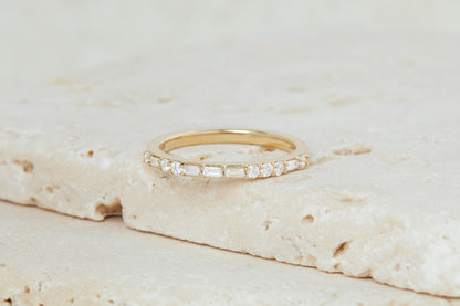 0.37 CT Round Full Eternity Lab Grown Diamond Wedding Band