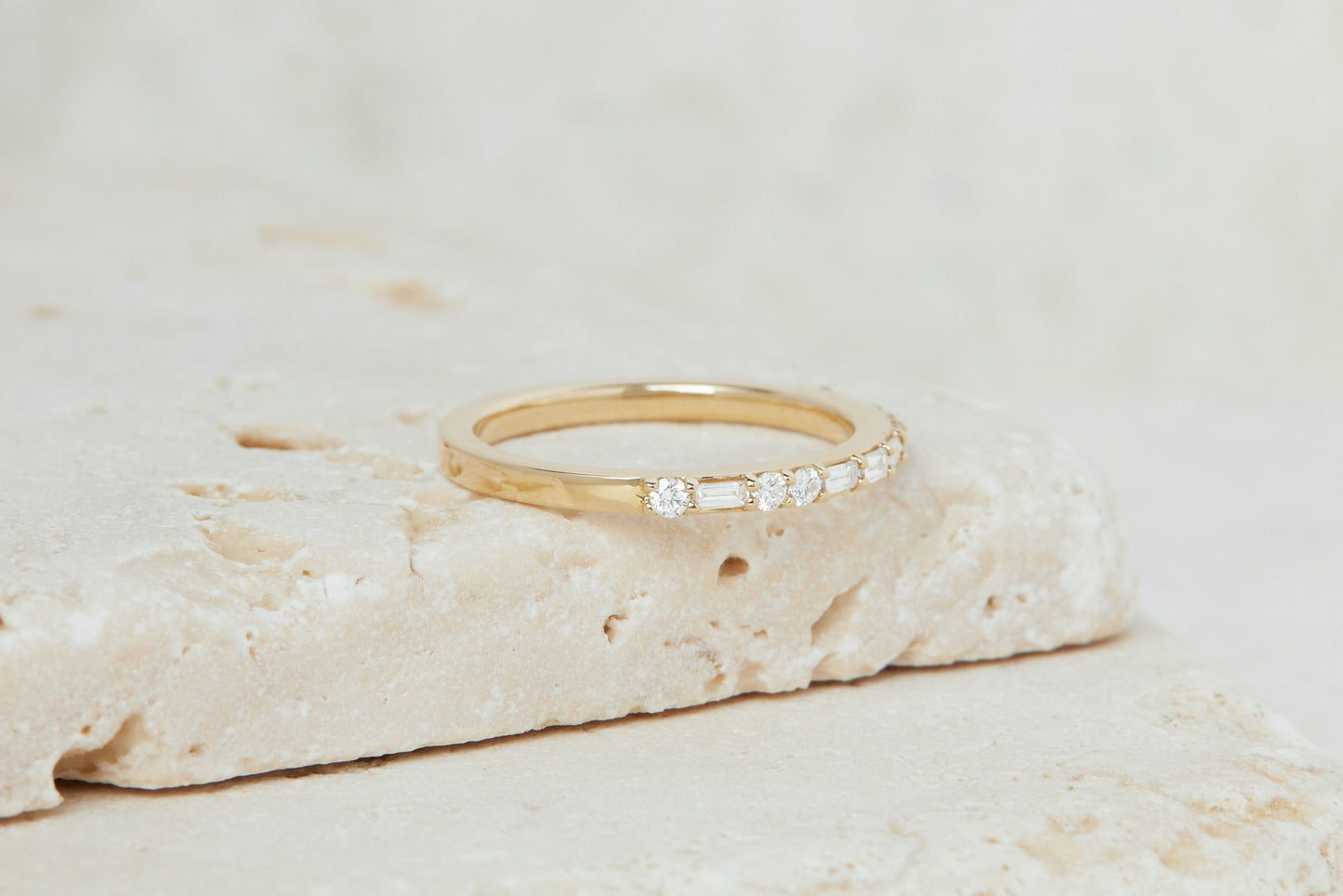 0.37 CT Round Full Eternity Lab Grown Diamond Wedding Band