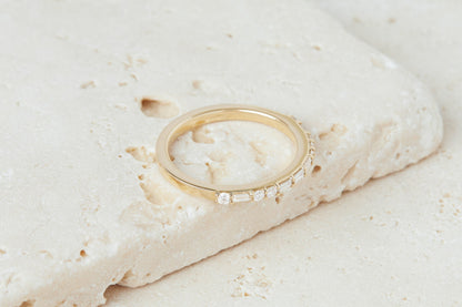 0.37 CT Round Full Eternity Lab Grown Diamond Wedding Band