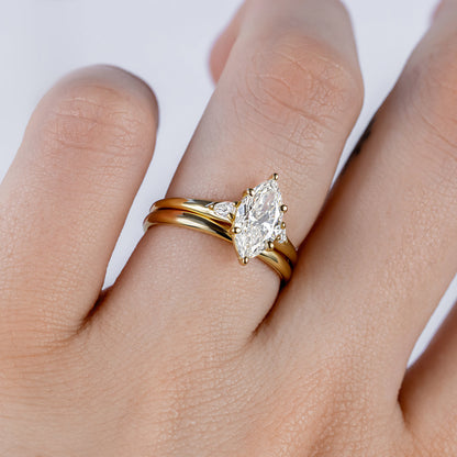 0.37 CT Round Full Eternity Lab Grown Diamond Wedding Band