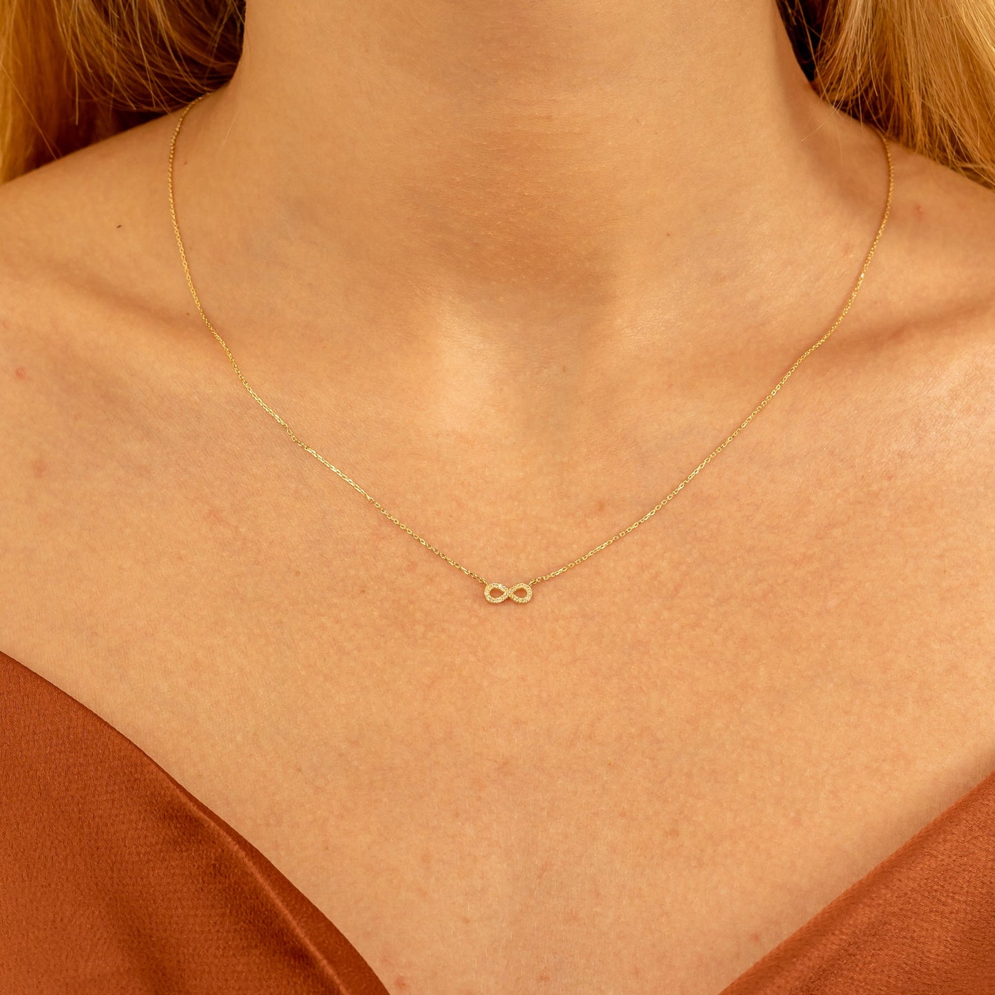 1.0 CT Round Bezel Solitaire Lab Grown Diamond Necklace