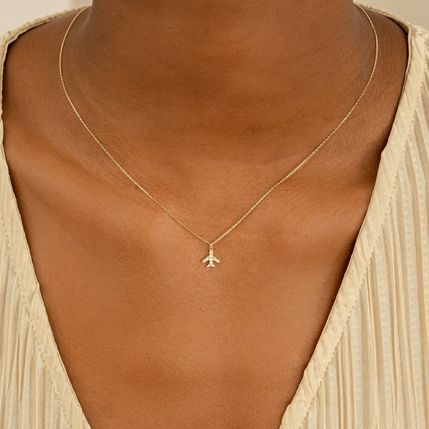 1.0 CT Round Bezel Solitaire Lab Grown Diamond Necklace