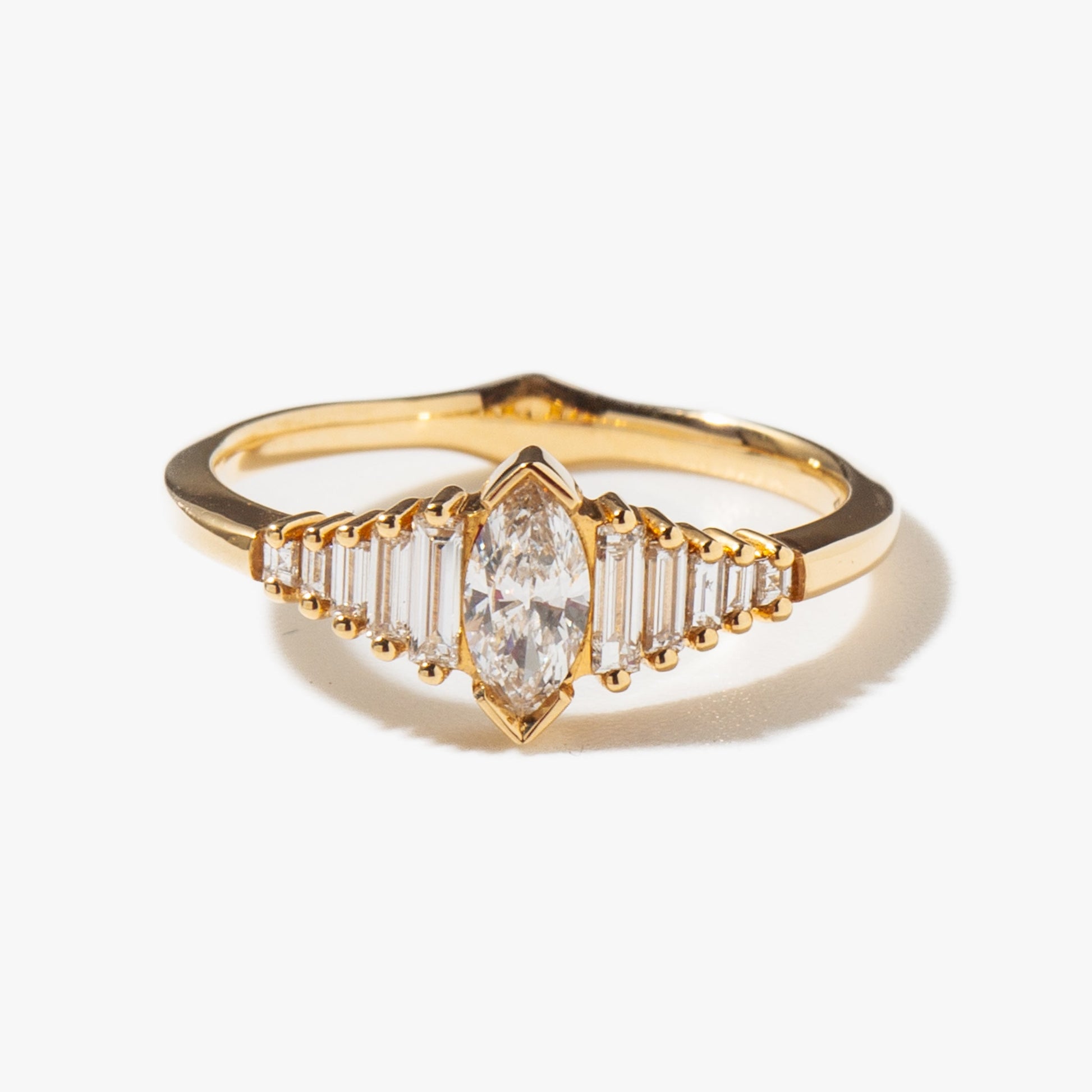 2 CT Round Three Stones Lab Grown Diamond Engagement Ring