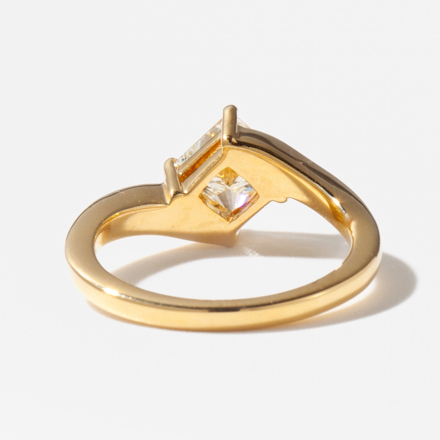 2 CT Round Three Stones Lab Grown Diamond Engagement Ring