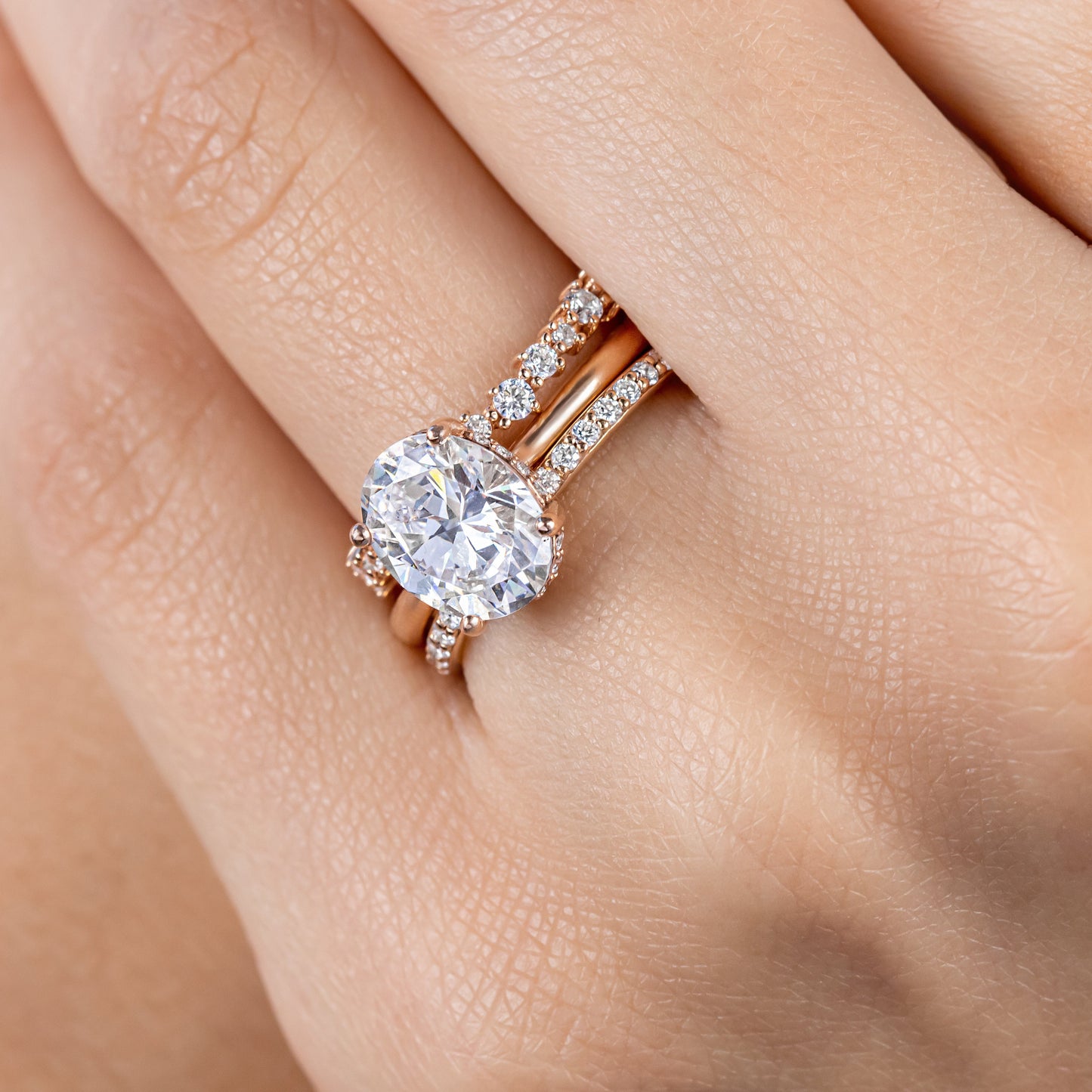 0.37 CT Round Full Eternity Lab Grown Diamond Wedding Band