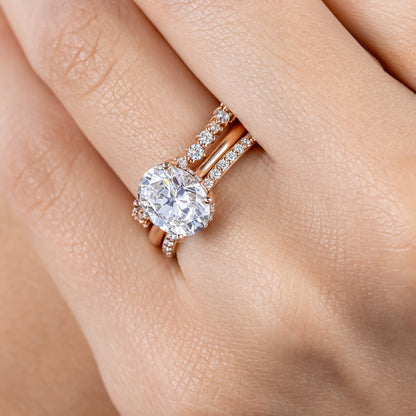 0.37 CT Round Full Eternity Lab Grown Diamond Wedding Band