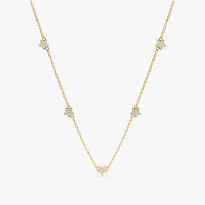 1.0 CT Round Bezel Solitaire Lab Grown Diamond Necklace
