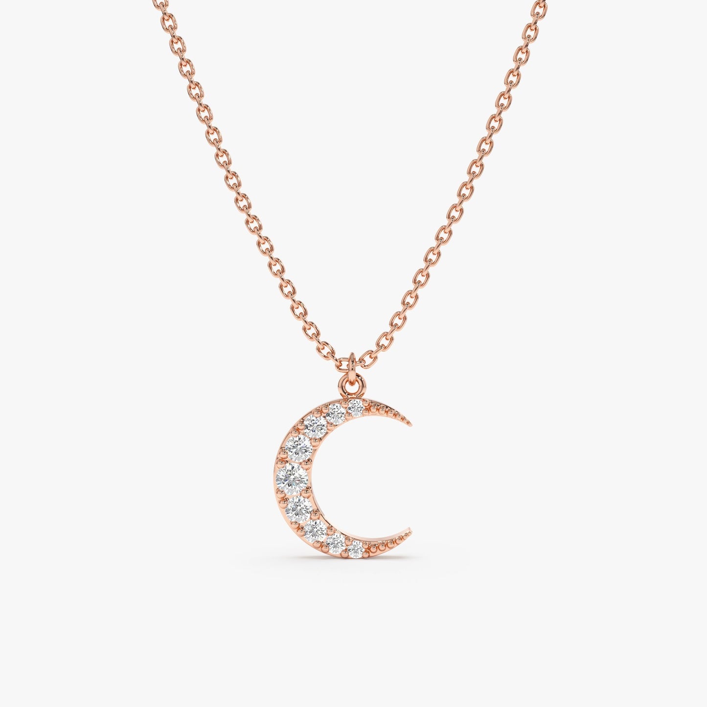 1.0 CT Round Bezel Solitaire Lab Grown Diamond Necklace