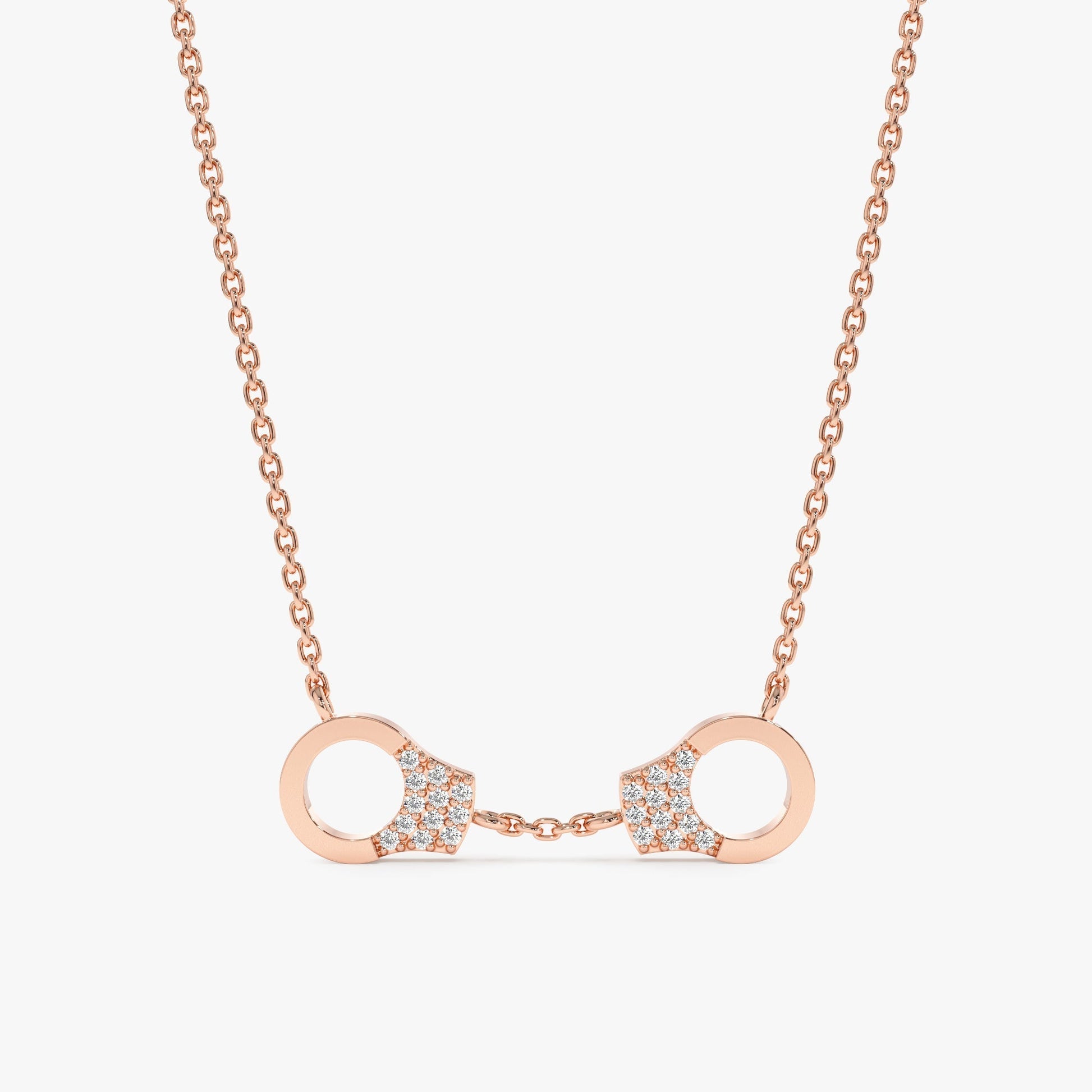 1.0 CT Round Bezel Solitaire Lab Grown Diamond Necklace