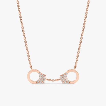 1.0 CT Round Bezel Solitaire Lab Grown Diamond Necklace
