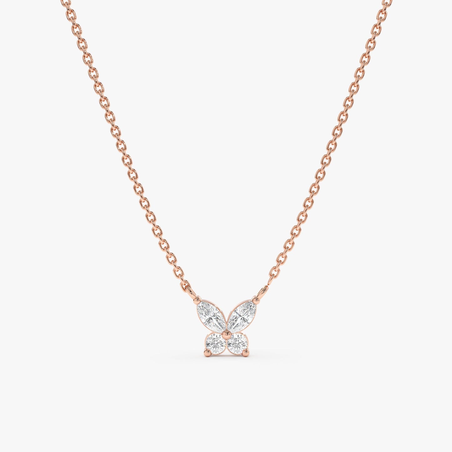 1.0 CT Round Bezel Solitaire Lab Grown Diamond Necklace
