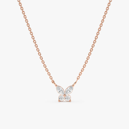 1.0 CT Round Bezel Solitaire Lab Grown Diamond Necklace