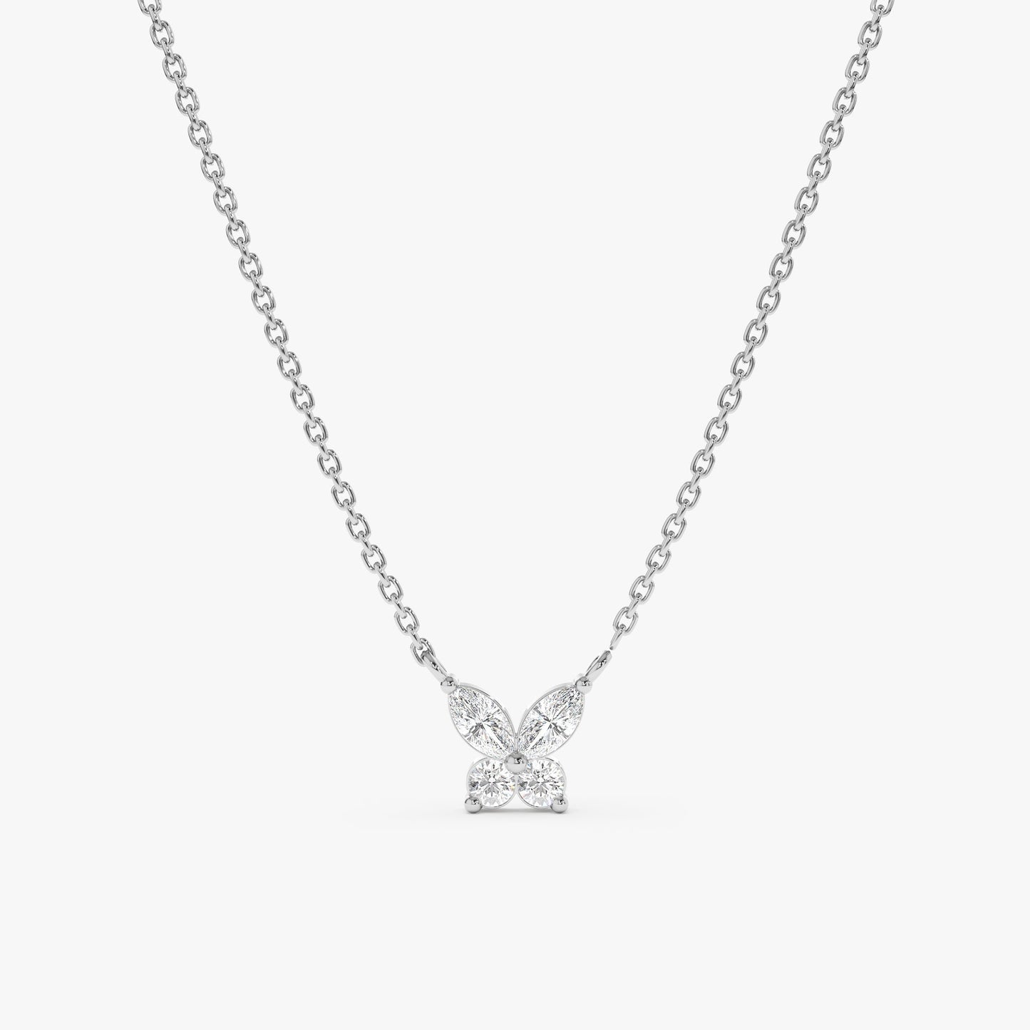 1.0 CT Round Bezel Solitaire Lab Grown Diamond Necklace