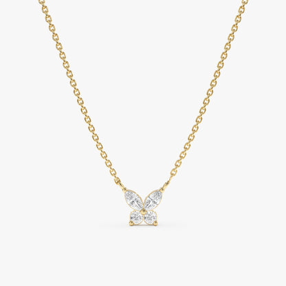 1.0 CT Round Bezel Solitaire Lab Grown Diamond Necklace
